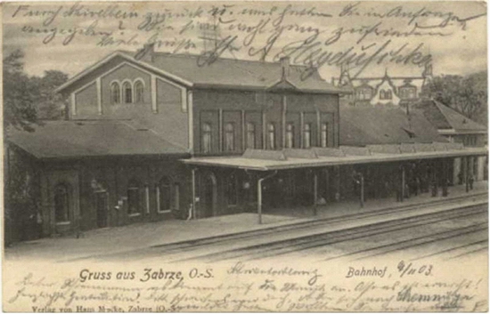 Pocztwka w obiegu w roku 1903